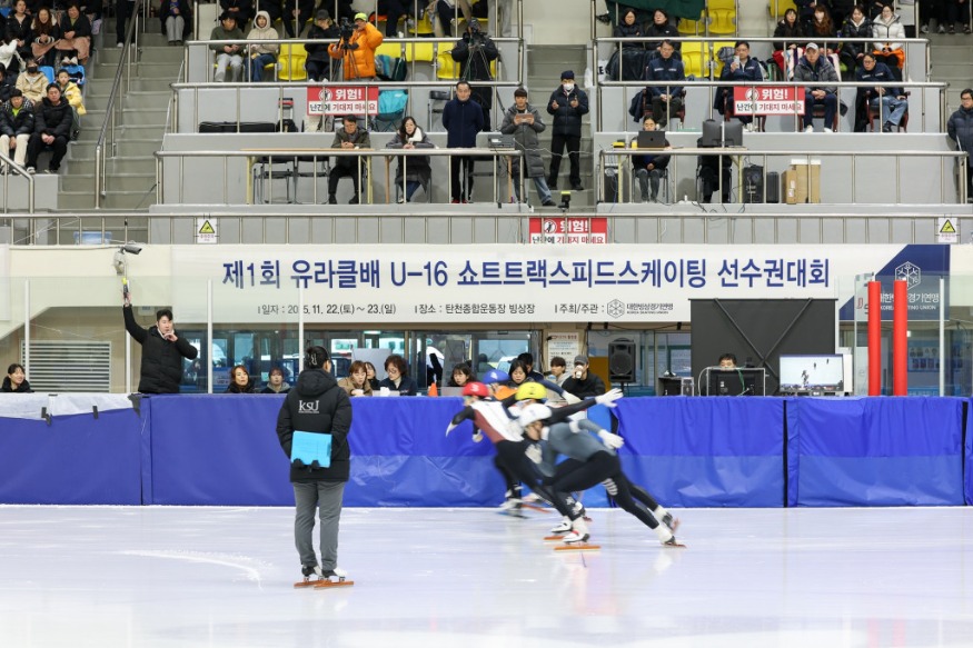 사진2. 제1회 유라클배 U-16 쇼트트랙스피드스케이팅 선수권대회 (2).jpg